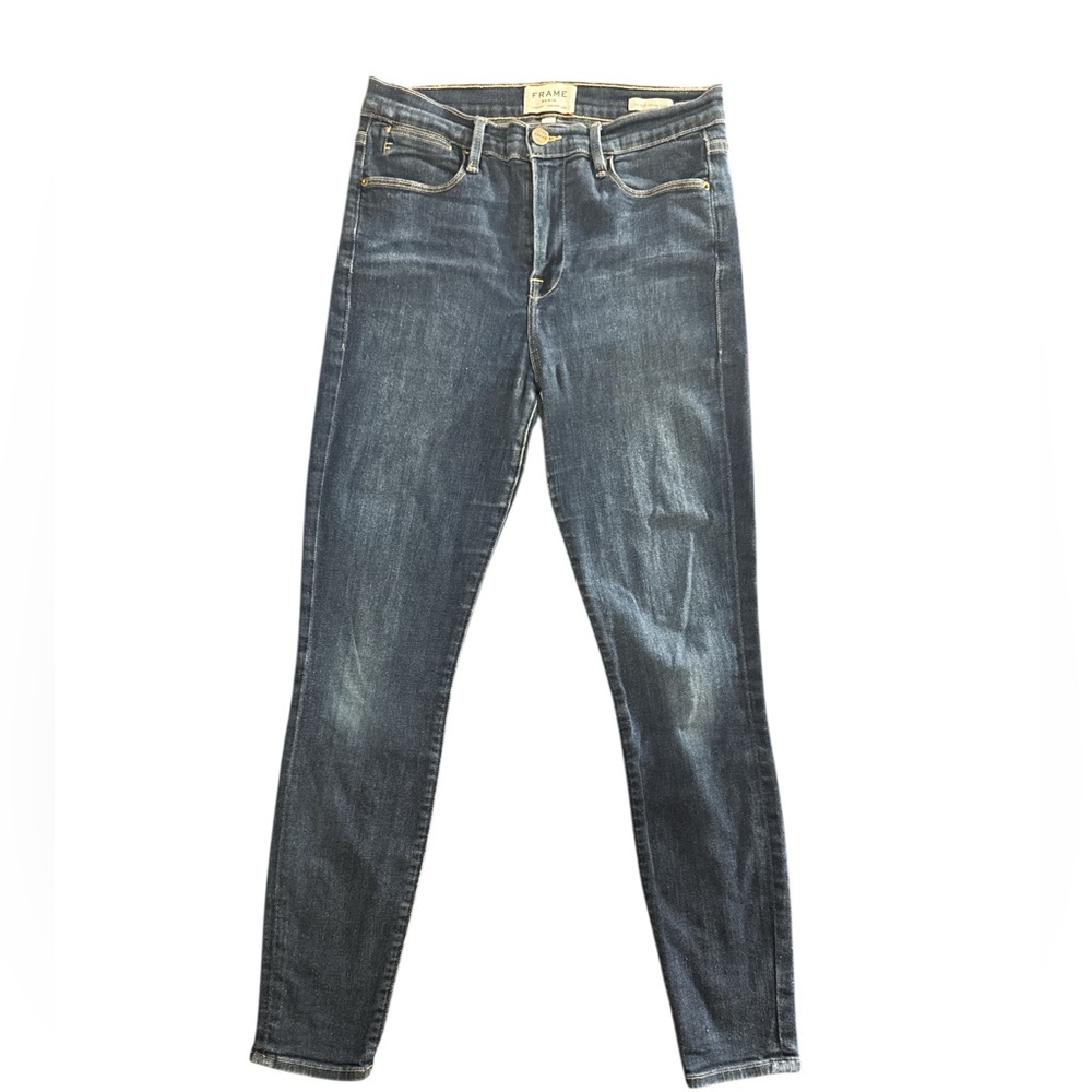 Frame Denim Dark‎ Blue Skinny Jeans